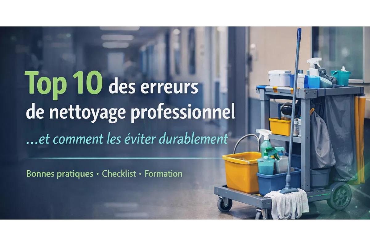 Top 10 erreurs courantes lors du nettoyage professionnel